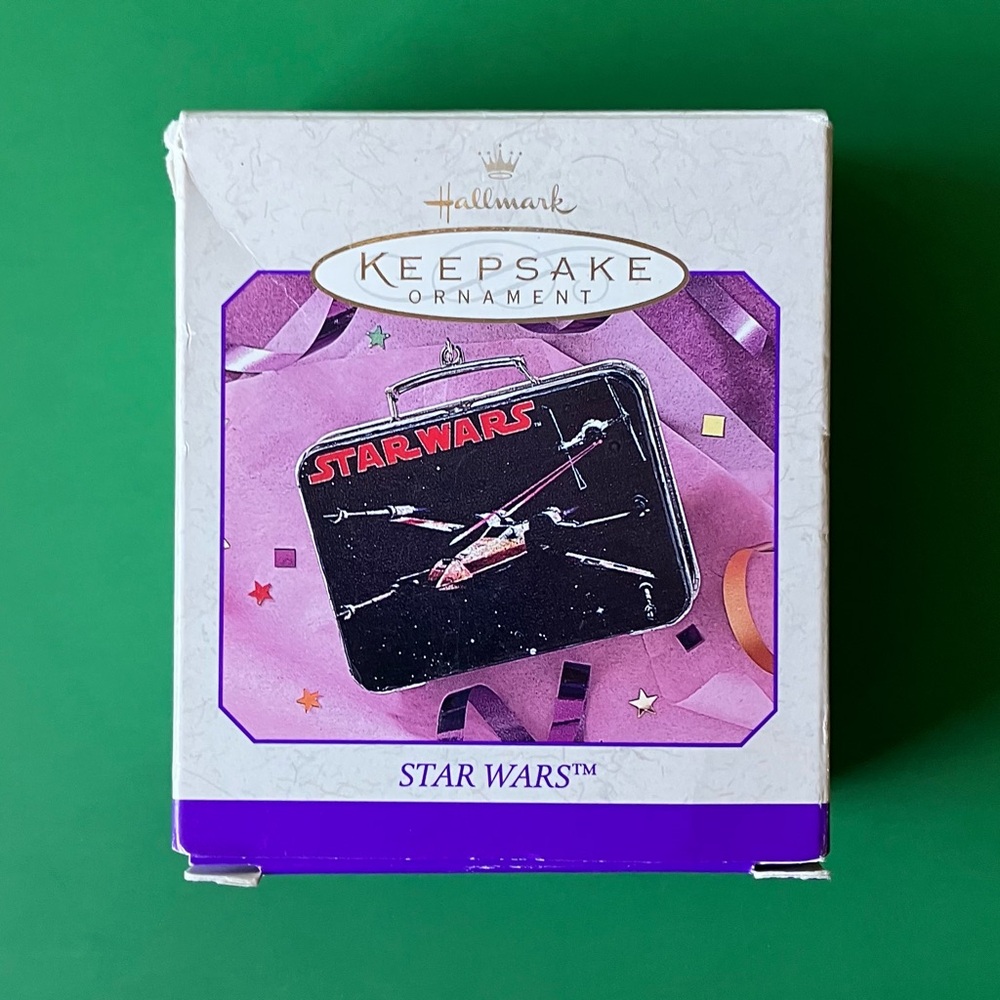 Hallmark Keepsake Ornament 1998 Star Wars Mini Metal Lunchbox
